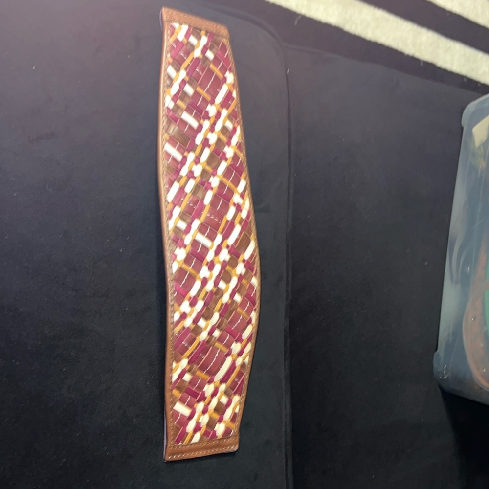 Thick Leather Interwoven Belt